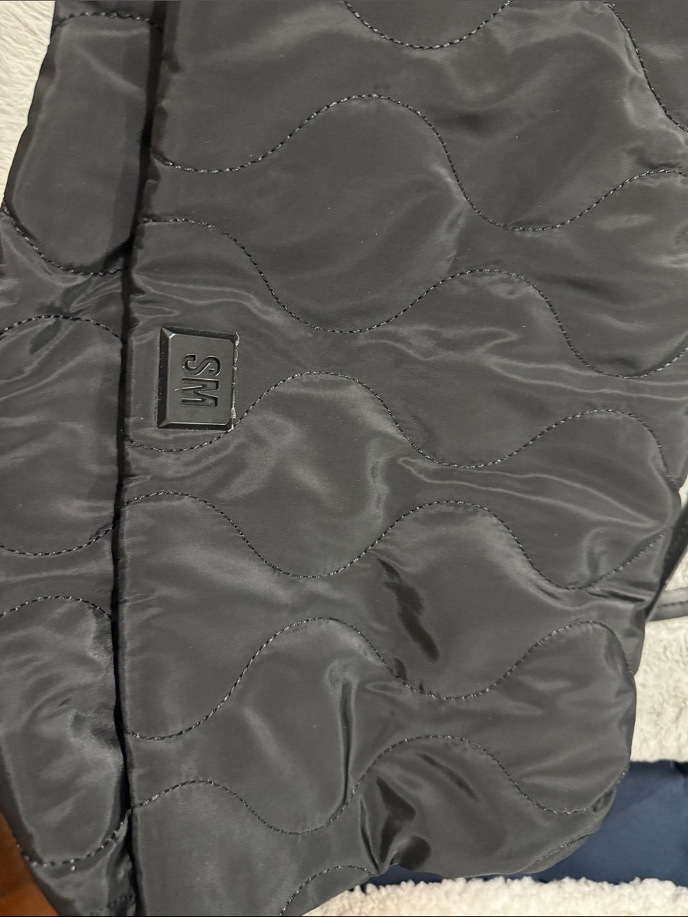Steve Madden Black Quilted Puffer Jacket